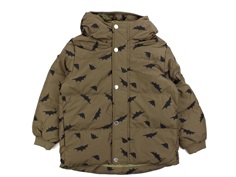 Liewood bats/khaki puffer winter jacket Palle